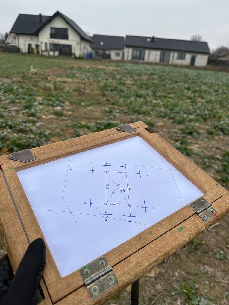 Tyczenie obiektów budowlanych