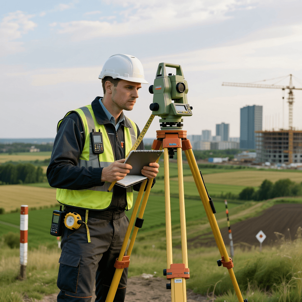 Geodeta przy pracy - Geoplany